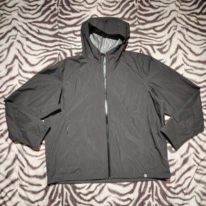 REI waterproof rain jacket coat hooded size XXXL men's black